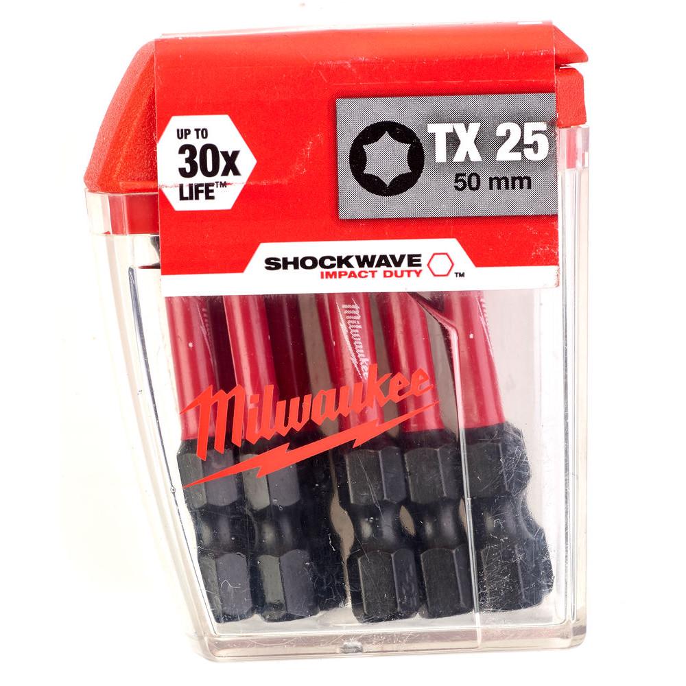 Бита Milwaukee Shockwave Impact Duty TX25 50 мм 10 шт. (4932430882)