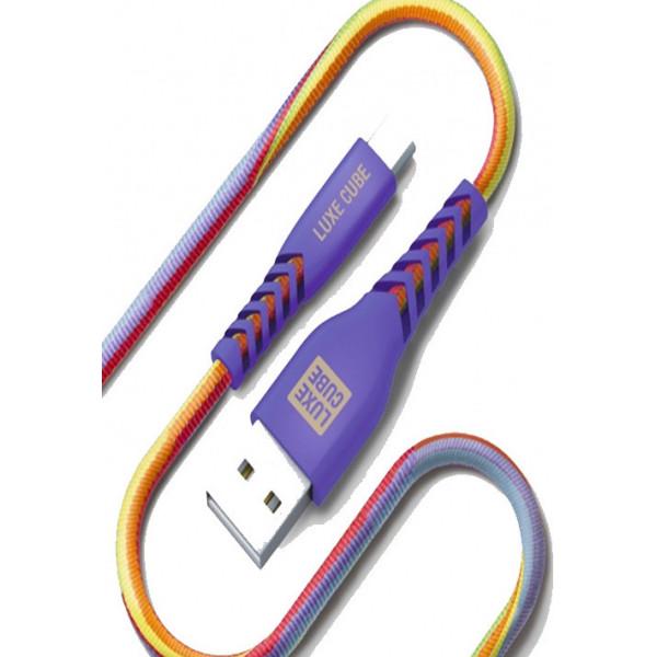 Кабель Luxe Cube USB – microUSB 1.2 м (8886668686259)