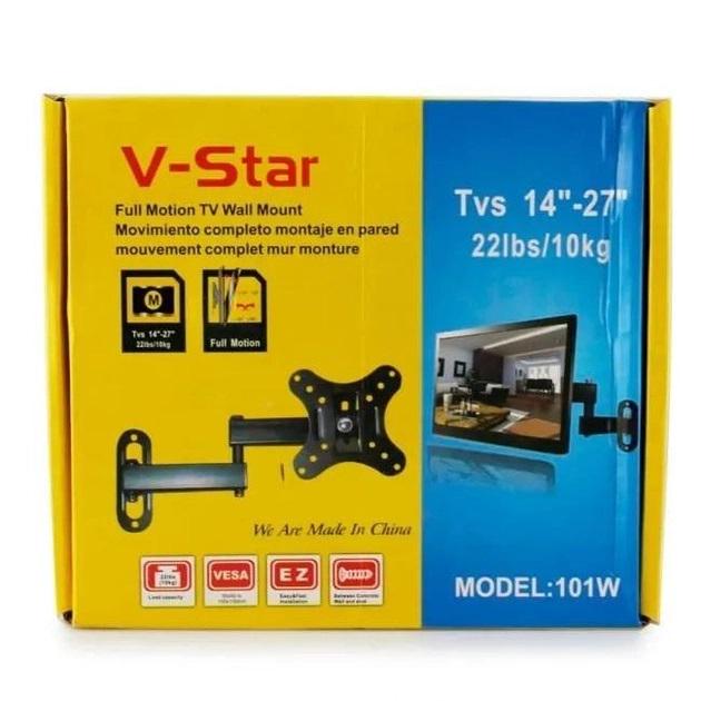 Кріплення V-Star 101W 14-27'' для телевізорів/моніторів поворотне (13074) - фото 5