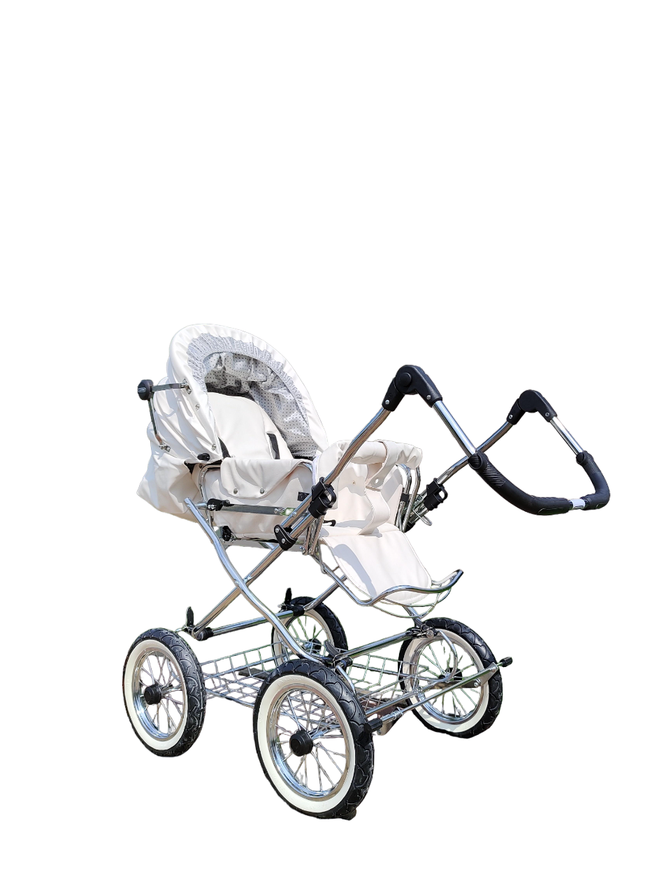 Коляска-трансформер дитяча Eichhorn Stroller modern Білий/Сірий