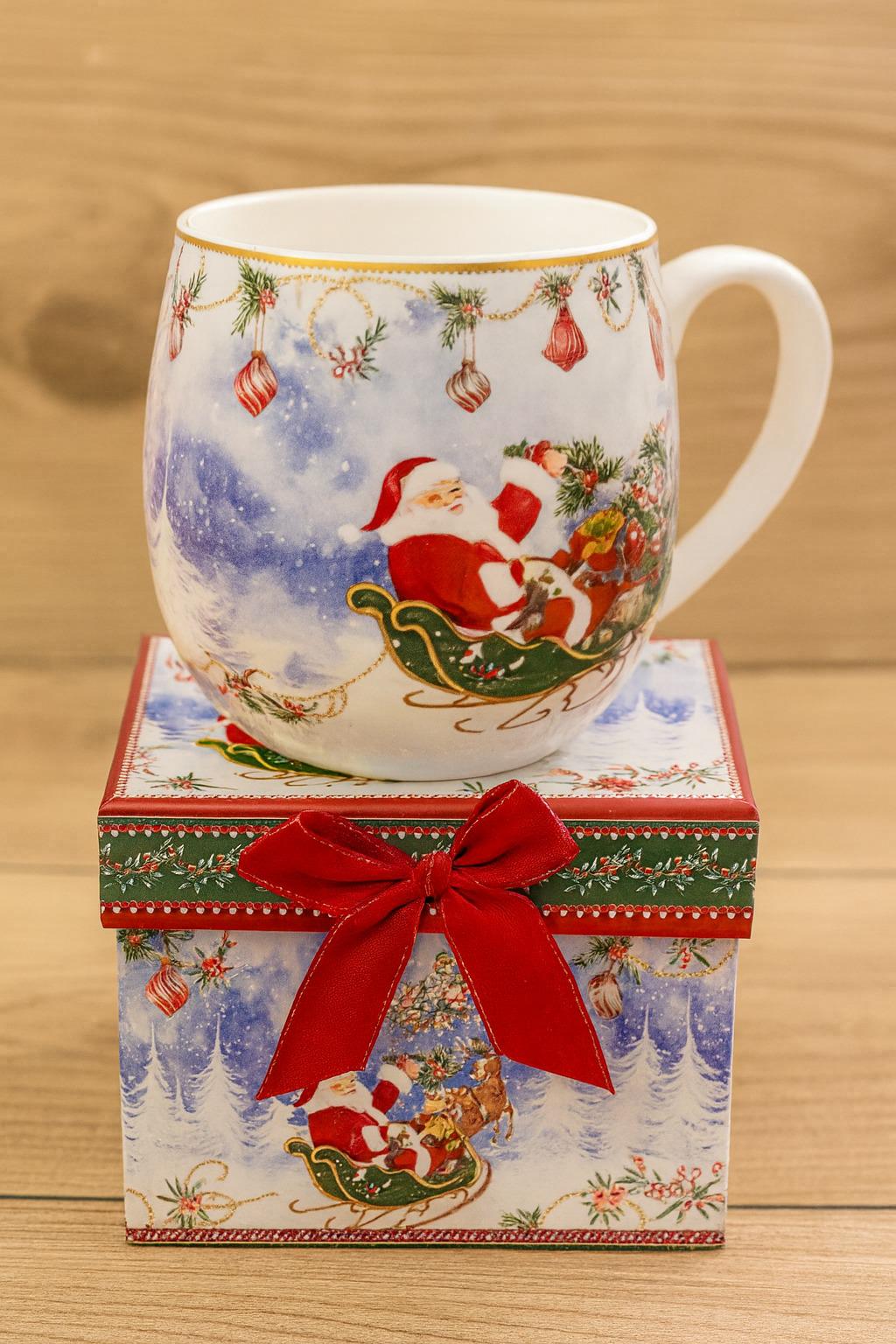 Чашка новогодняя Santa 420 мл (R36275)