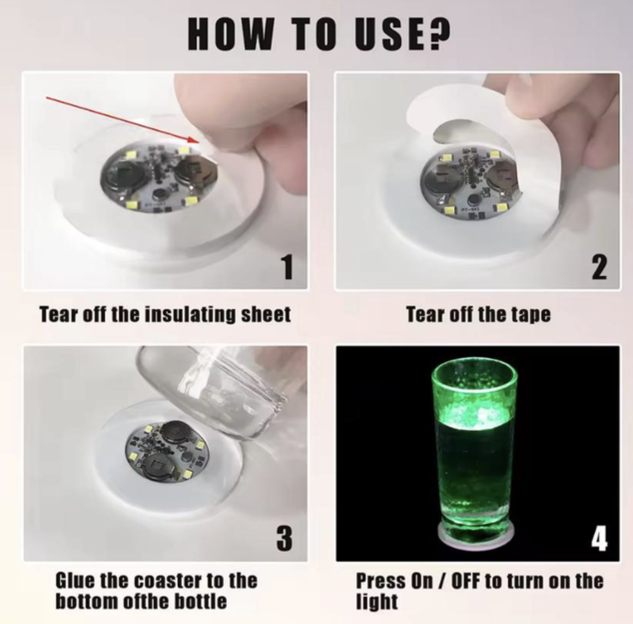 Підстаканник з світодіодною підсвіткою 1 шт. Blue (545164455) - фото 7 Підстаканник з світодіодною підсвіткою 1 шт. Blue (545164455) - фото 7