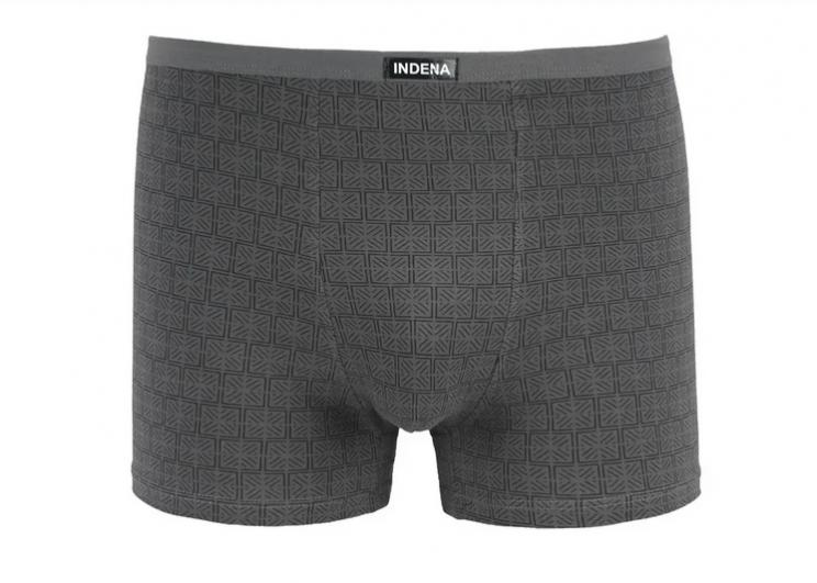 Мужские боксеры Батал стрейчевые INDENA 5XL 54-56 Темно-серый (11515)