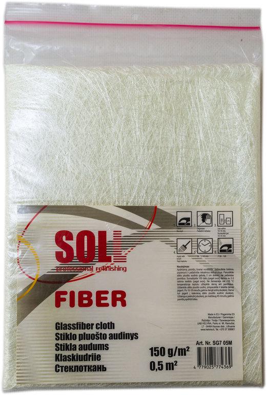 Скловолокно SOLL Fiber 150г/м. кв. 0,5 м. кв. (000032531)