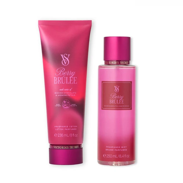 Набор Victoria's Secret Berry Brulee лосьон 236 мл со спреем 250 мл (90276530)