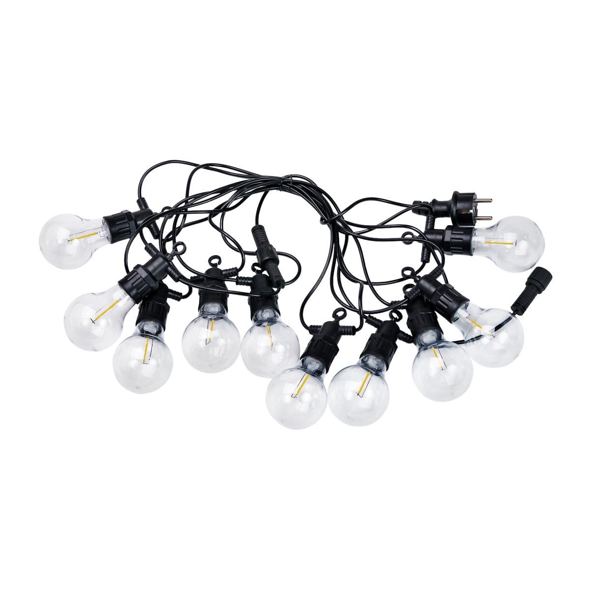 Ретро-гирлянда уличная GarlandoPro A60Y 10 LED 5 м от сети Черный (126-107-A60Y) Ретро-гирлянда уличная GarlandoPro A60Y 10 LED 5 м от сети Черный (126-107-A60Y)