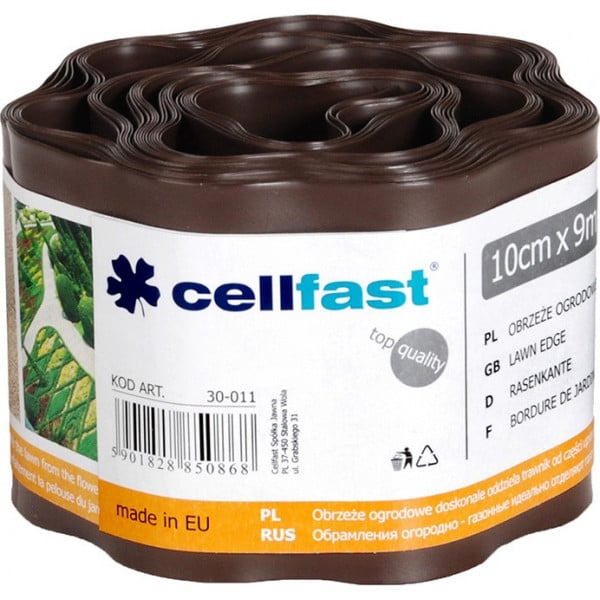 Бордюрна стрічка Cellfast городньо-газонна 30 Dark brown (30-011)