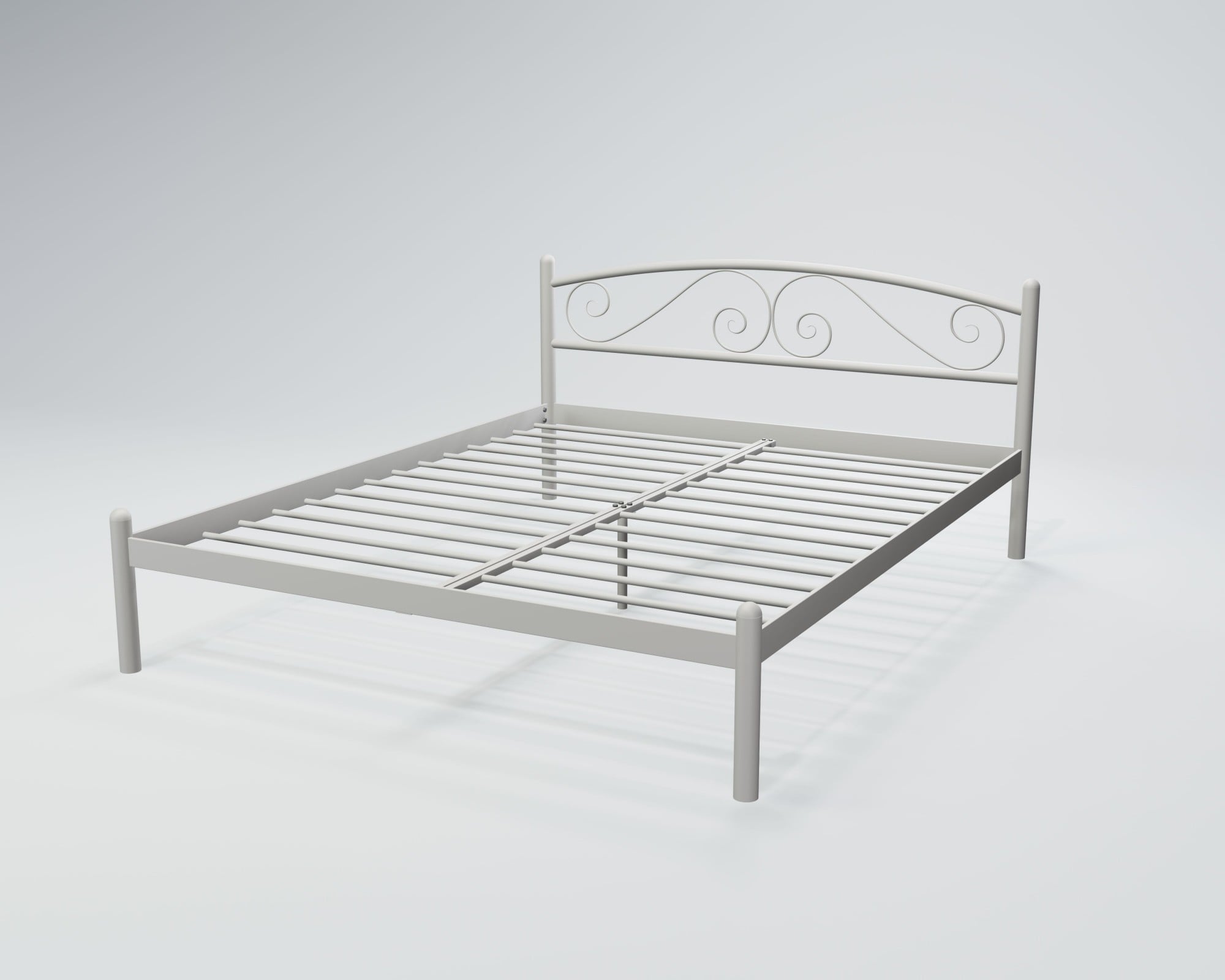 Кровать двуспальная BNB ViolaDesign 180х200 см Молочный (r2_ten_0320)