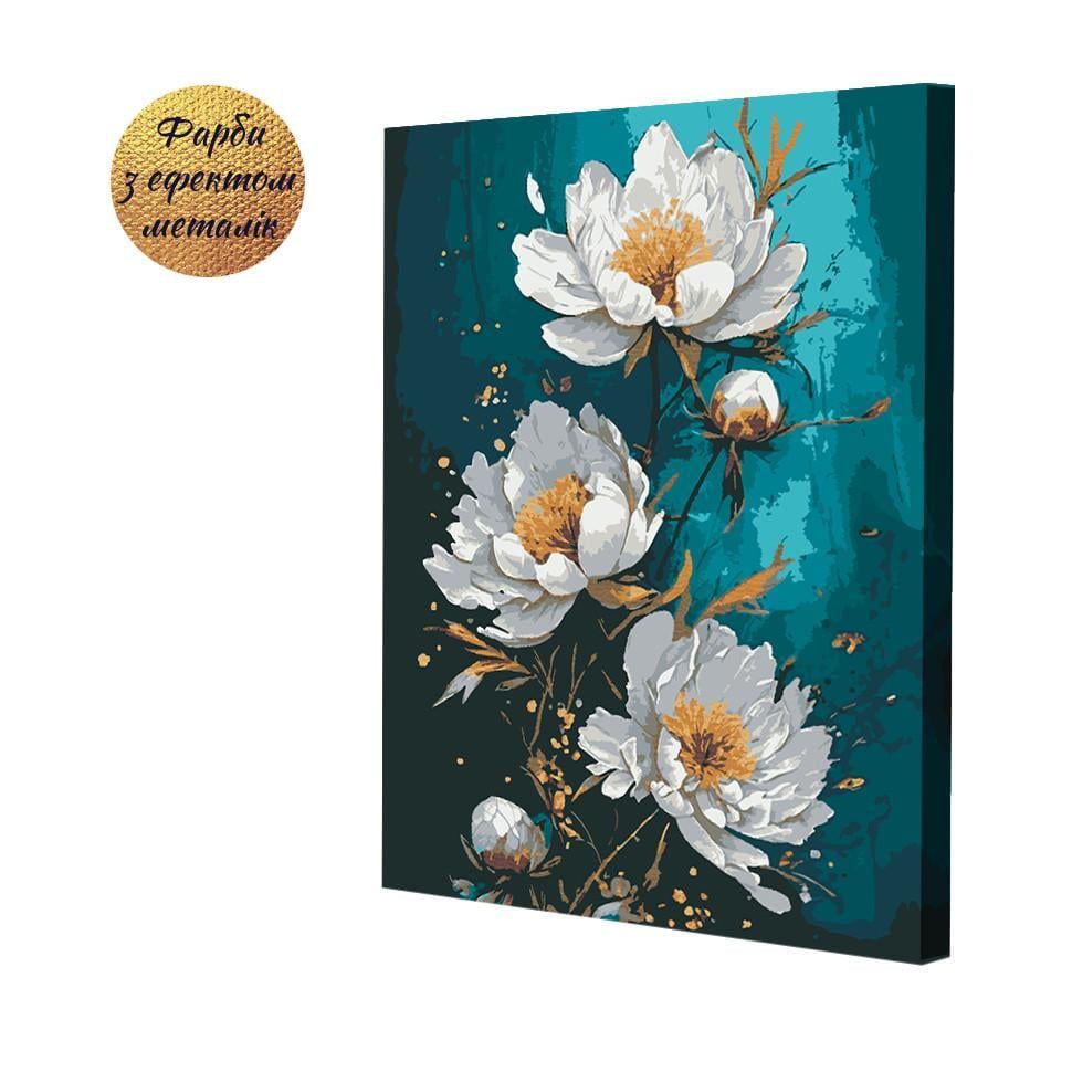 Картина по номерам Riviera Blanca Белые лепестки 40x50 см (RB-0999) - фото 4 Картина по номерам Riviera Blanca Белые лепестки 40x50 см (RB-0999) - фото 4