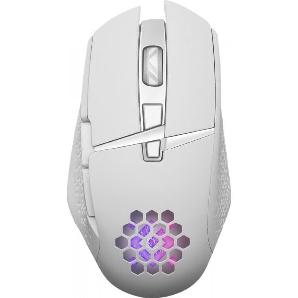 Мышка Defender Glory GM-514 игровая беспроводная 3200dpi 6кн LED Белый