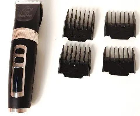 Машинка для стрижки собак та кішок BaoRun P9 бездротова леза кераміка/титан Чорний (633668) - фото 2