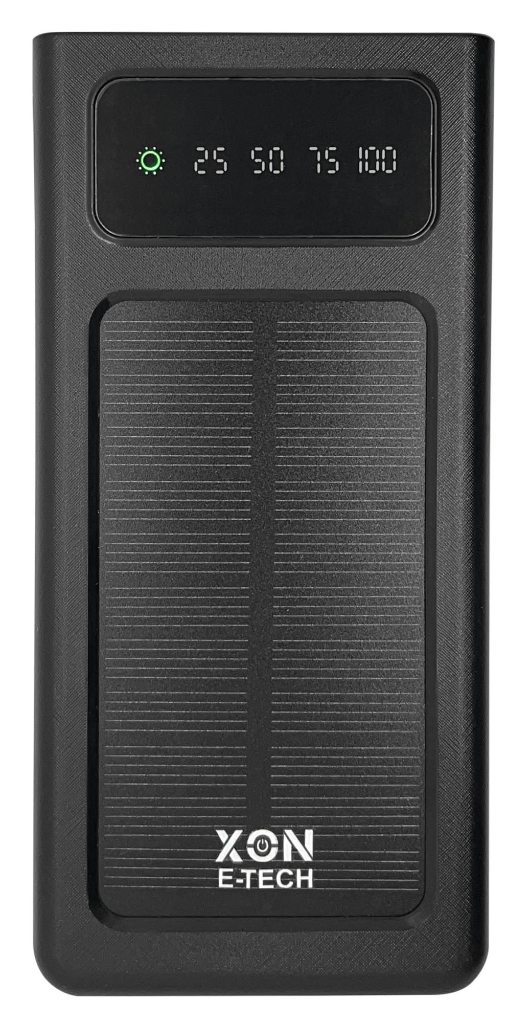 Портативная батарея XON SolarLink SC3S 30000 mAh с функцией зарядки от солнечной энергии Black (5060948063241)
