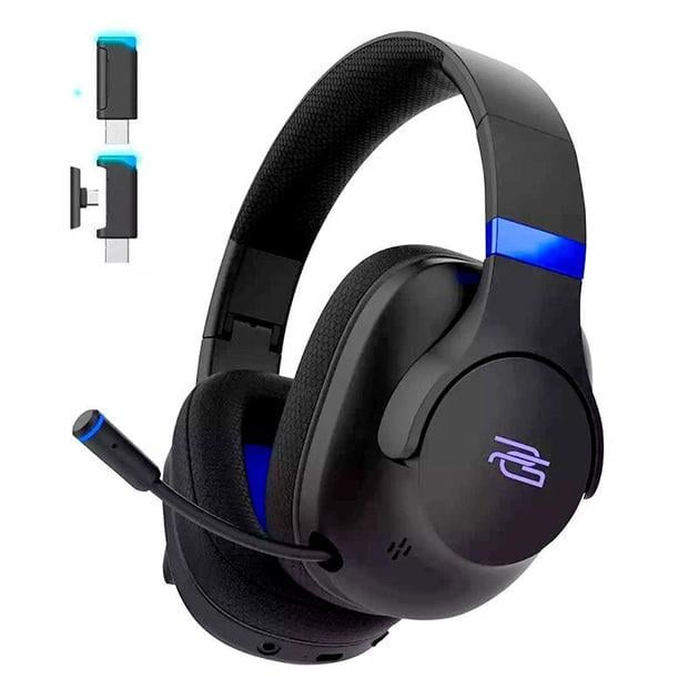 Наушники беспроводные Proove Gaming Bliss Pro игровые с микрофоном и LED RGB подсветкой Black (GHBLP0010001)