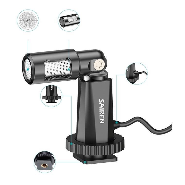 Микрофон суперкардиоидный мини SAIREN Decent Mic I (2063272216) - фото 2 Микрофон суперкардиоидный мини SAIREN Decent Mic I (2063272216) - фото 2