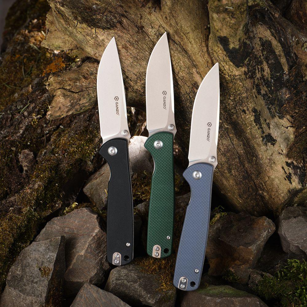 Нож складной Ganzo G6805-GB Сине-зеленый (A-016979) - фото 3 Нож складной Ganzo G6805-GB Сине-зеленый (A-016979) - фото 3