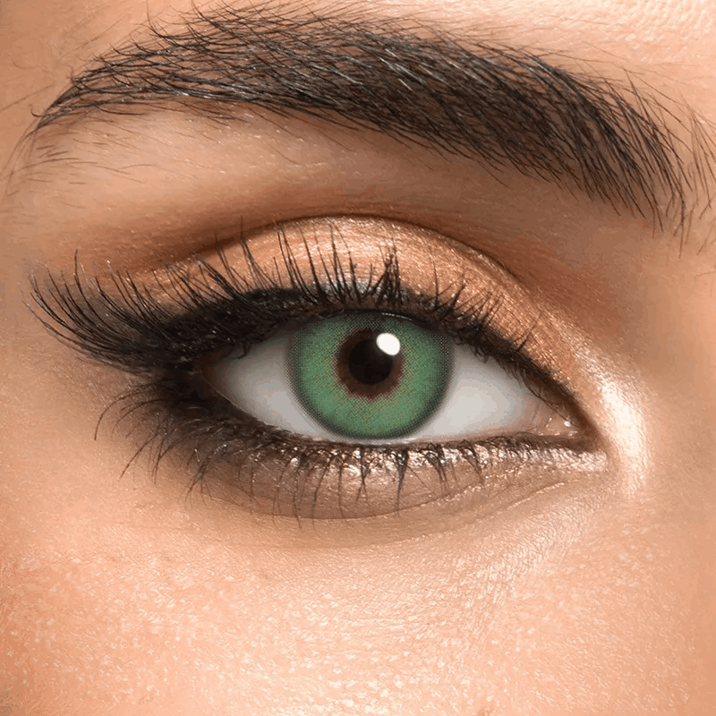 Контактные линзы зеленые с диоптриями Elite Lens Айс Милк Спринг -1,00 14,5 мм 2 шт. Зеленый (25906585)