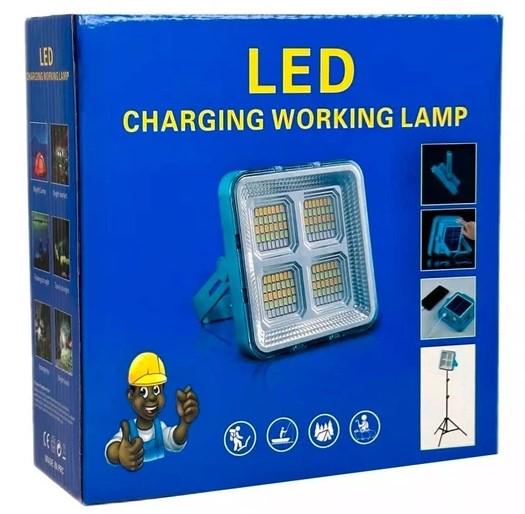 Прожектор світлодіодний Working Lamp на сонячній батареї для кемпінгу (3104618761) - фото 2