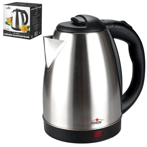 Електрочайник Stenson ME-1051 із нержавіючої сталі 1800 W 1,8 л (574008) - фото 2 Електрочайник Stenson ME-1051 із нержавіючої сталі 1800 W 1,8 л (574008) - фото 2