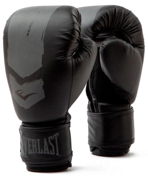 Боксерские перчатки Everlast PROSPECT 2 BOXING GLOVE Уни 8 унций Черный/Серый