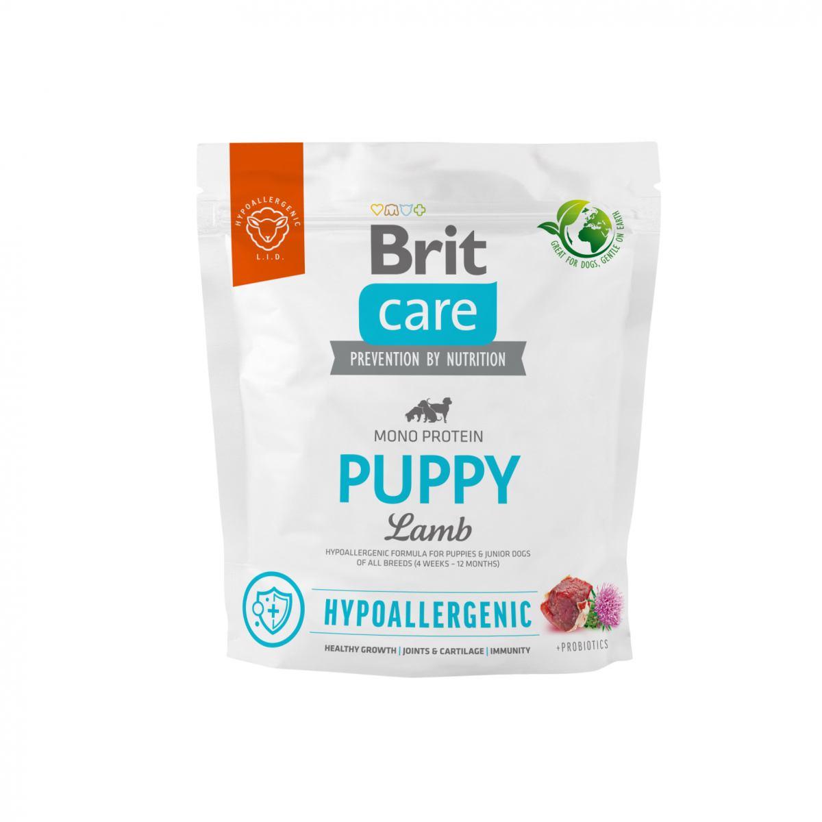 Корм для щенков Brit Care Dog Hypoallergenic Puppy гипоаллергенный с ягненком 1 кг