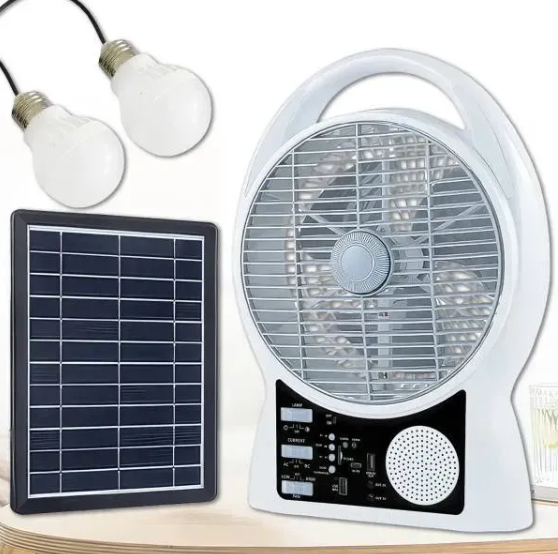 Вентилятор аккумуляторный Solar 6 Вт 5500 mAh (M17199)