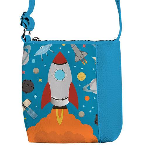 Сумка дитяча Presentville Little prince/princess Ракета (PSD_UNI013_GOL)