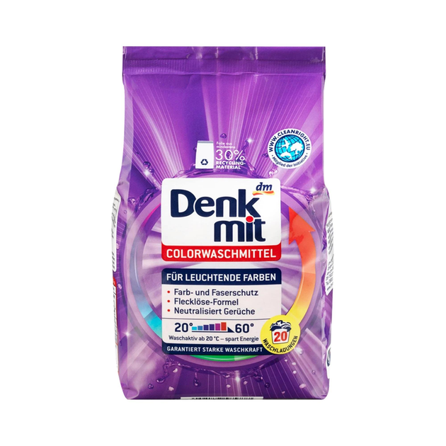 Пральний порошок для кольорового Denkmit Color Pulver 1,35 кг 20 прань Пральний порошок для кольорового Denkmit Color Pulver 1,35 кг 20 прань