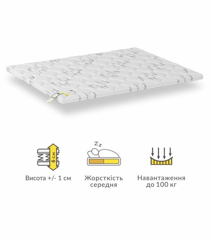 Матрац ортопедичний Smile 70x190 см - фото 2 Матрац ортопедичний Smile 70x190 см - фото 2