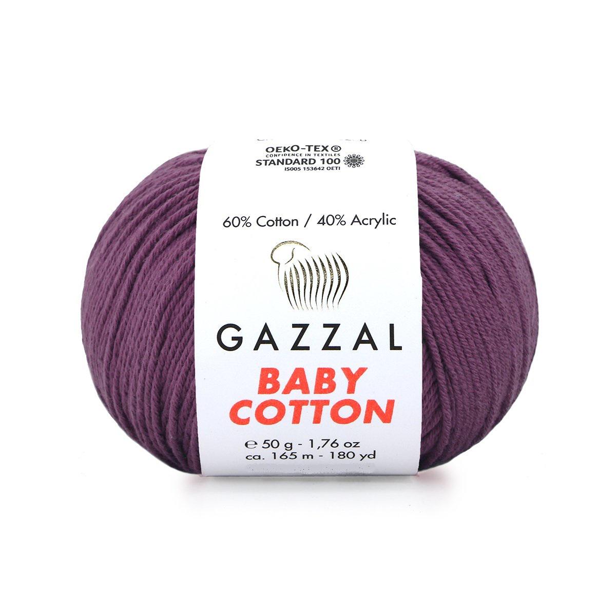 Пряжа Gazzal BabyCotton 3441