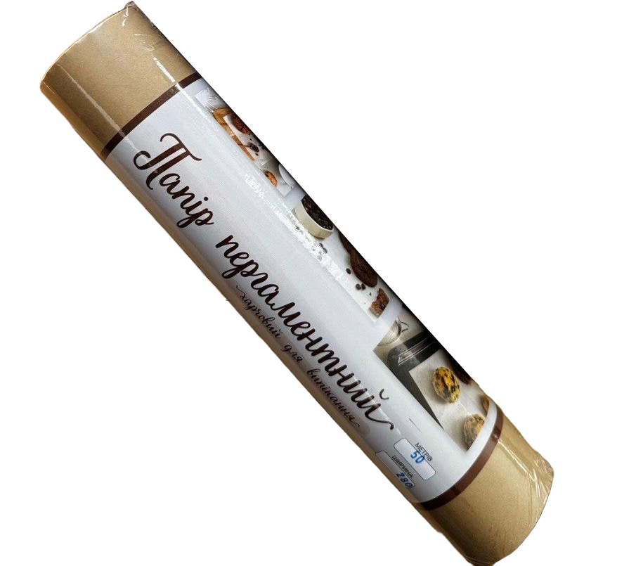 Пергамент жиростойкий в рулоне 28 см 50 м (31111603)