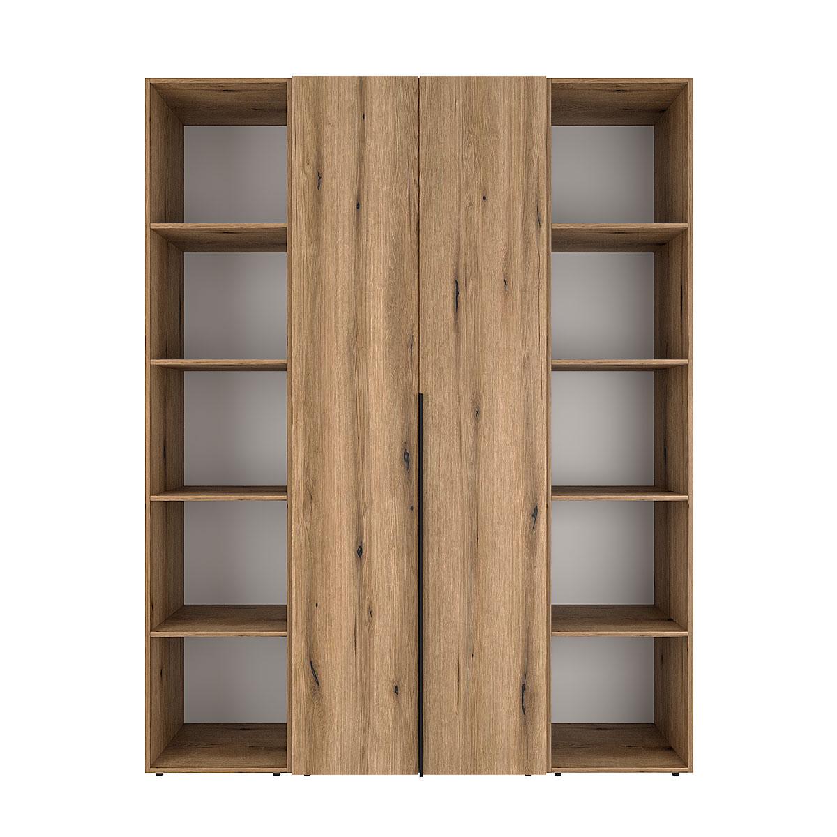 Шкаф распашной комбинированный ART IN HEAD №15 Light 1600x500x2200 мм Дуб Эвок прибрежный (GALTK01510 мм 000000) - фото 1