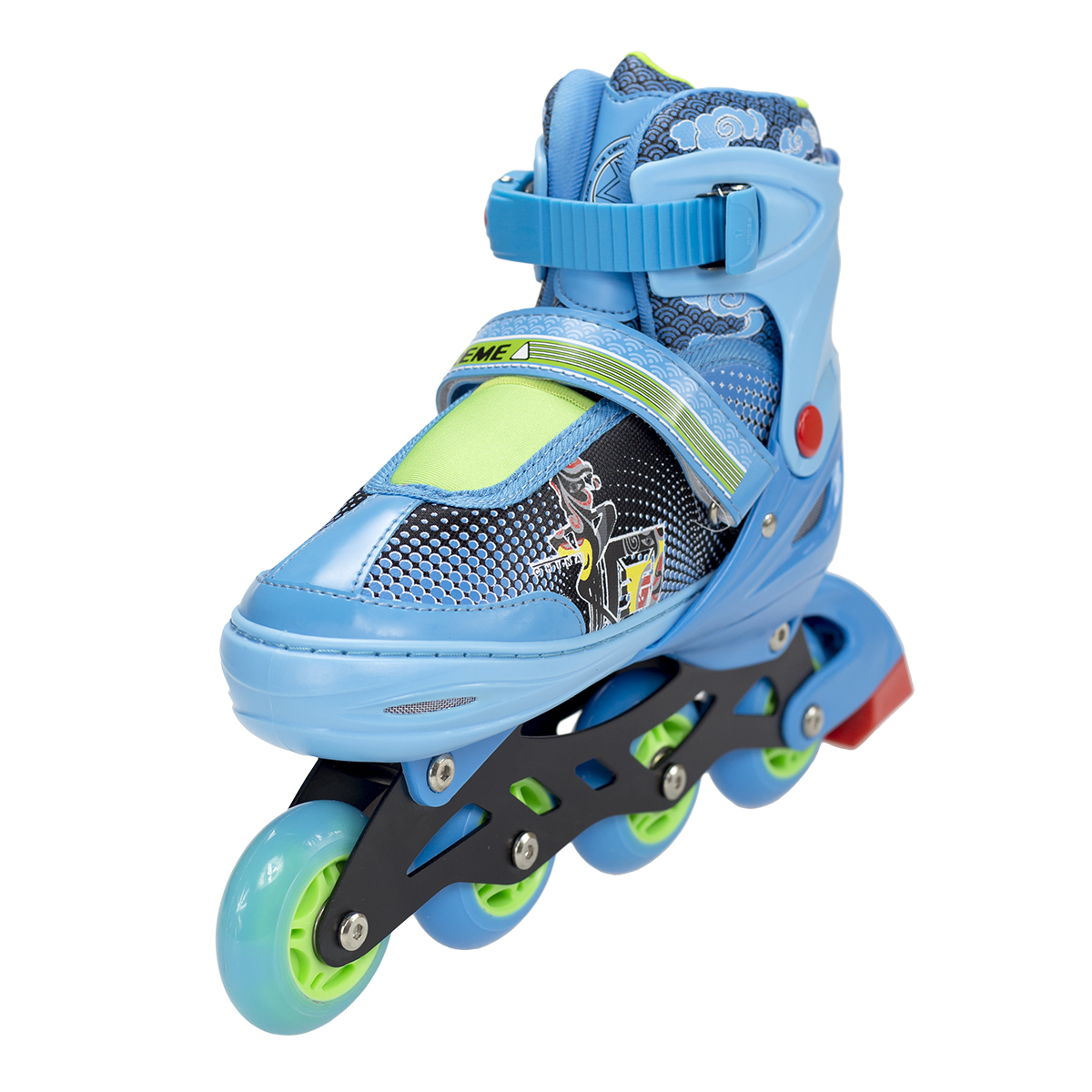 Роликовые коньки Nils Extreme NJ4605A р. 34-37 Blue - фото 6