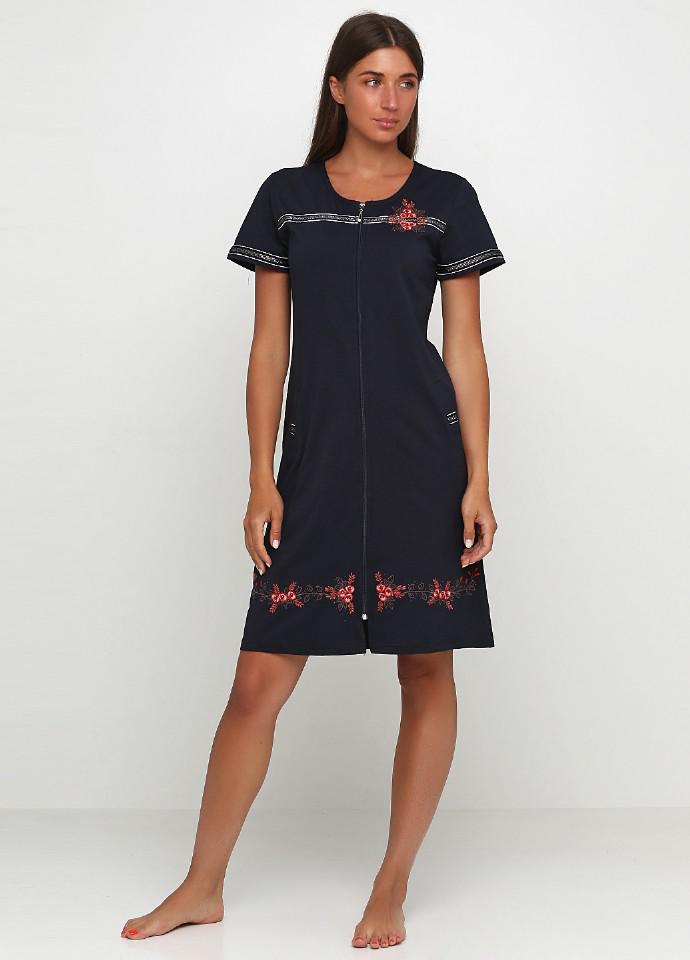 Халат Wild Love M темно-Синий (82012-R1)