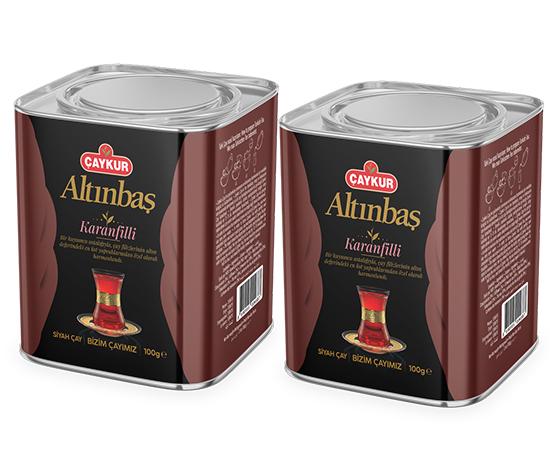 Черный чай CAYKUR Altınbaş Karanfilli гвоздика 100 г 2 шт.