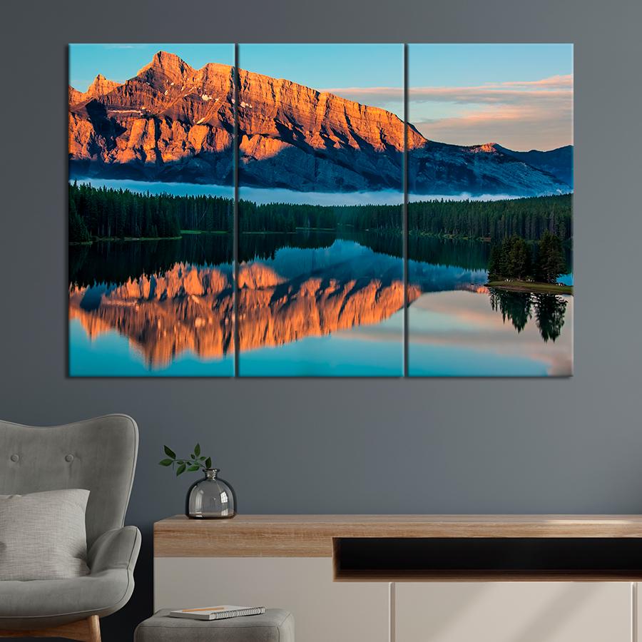 Картина природа Горное озеро Ту Джек 156x100 см (A1103-3)