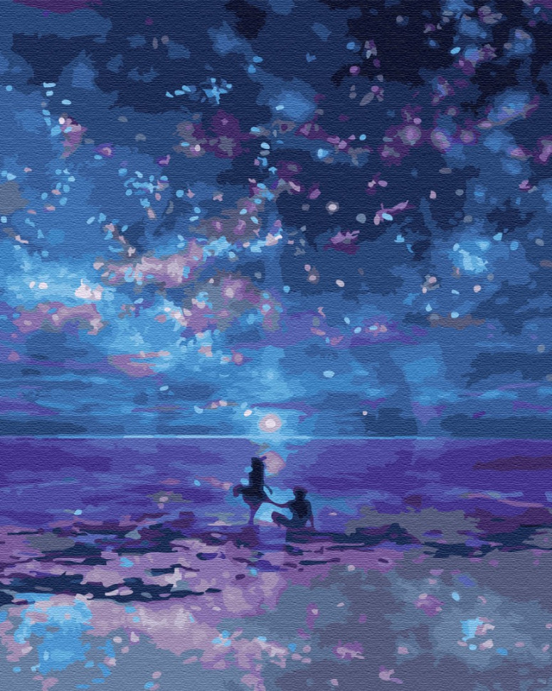 Картина по номерам Brushme Ночная набережная (GT66007) Картина по номерам Brushme Ночная набережная (GT66007)