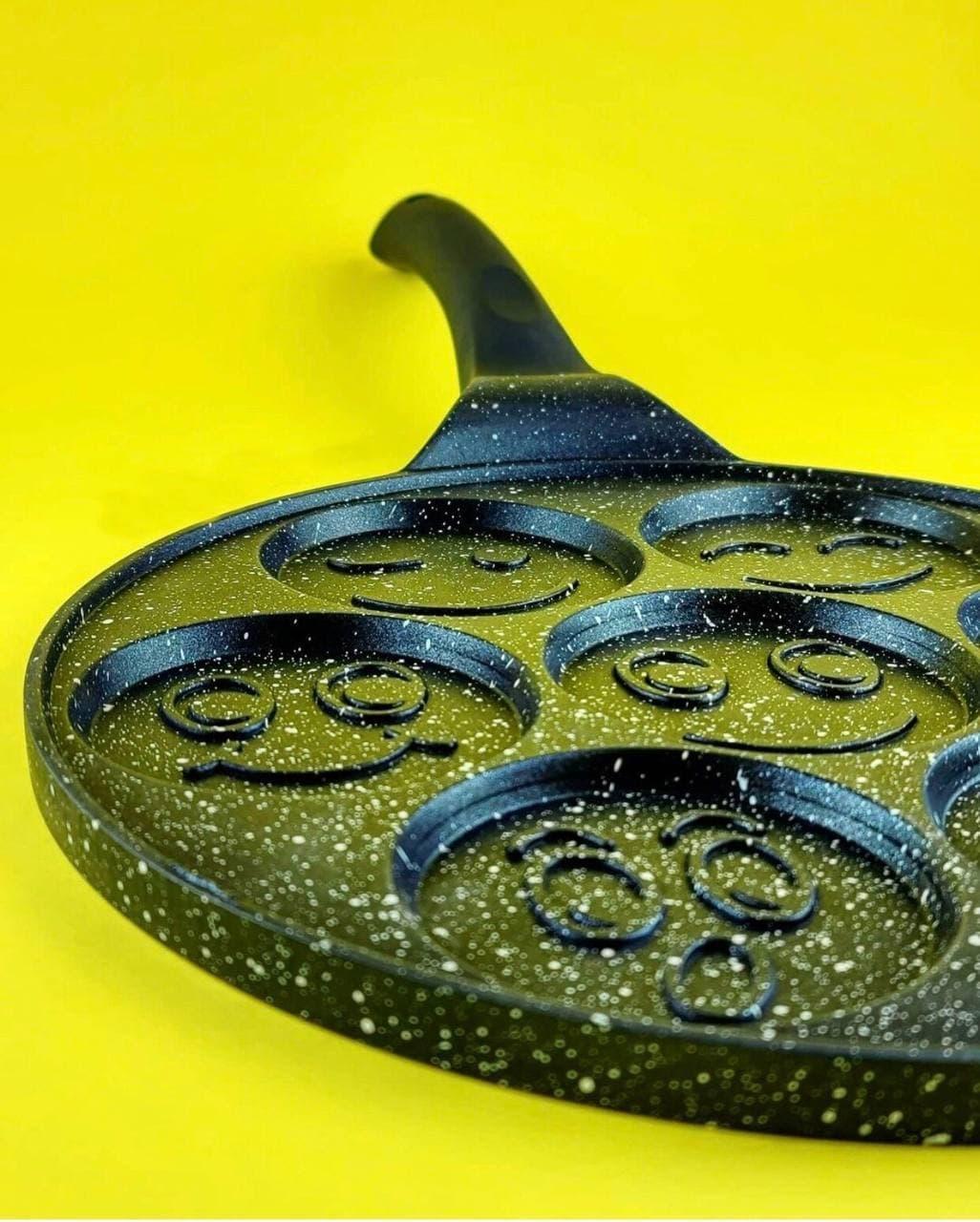 Сковорідка для млинців Edenberg з антипригарним мармуровим покриттям 27 см (EB-7511) - фото 4 Сковорідка для млинців Edenberg з антипригарним мармуровим покриттям 27 см (EB-7511) - фото 4