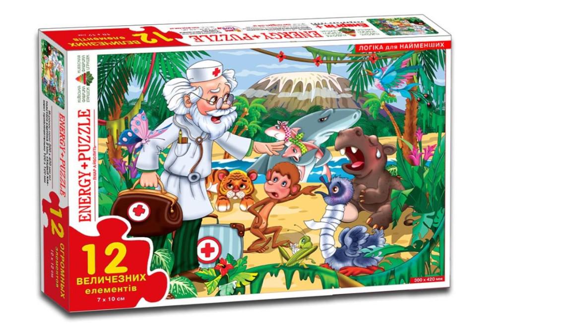 Пазли дитячі Доктор Айболить 86119 на 12 деталей (RLT13061)
