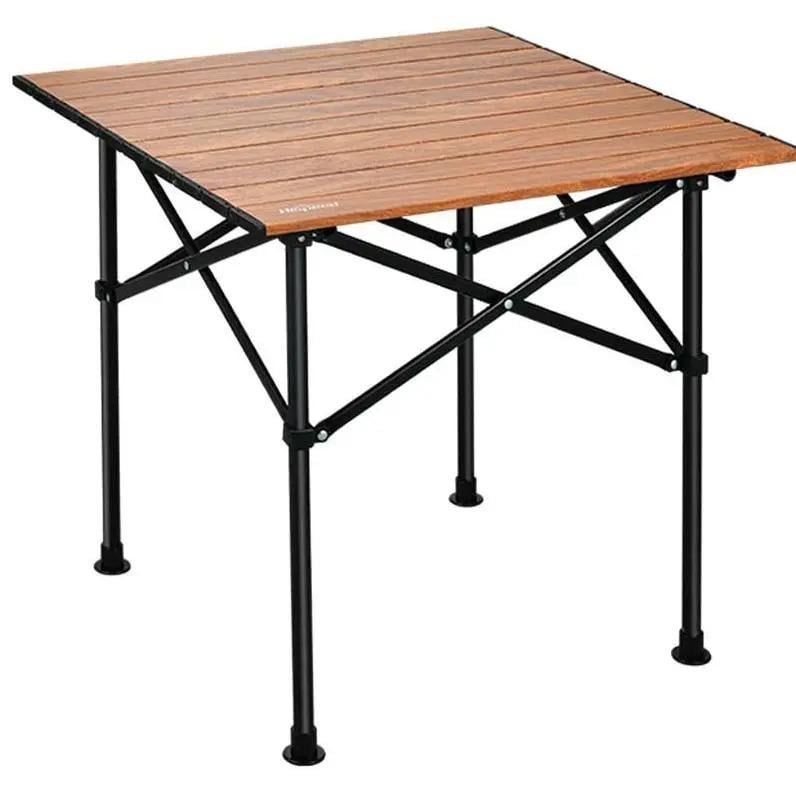 Стол раскладной кемпинговый Good Idea STD-218 в чехле туристический 53x51x50 см Коричневый (83213837ОР)