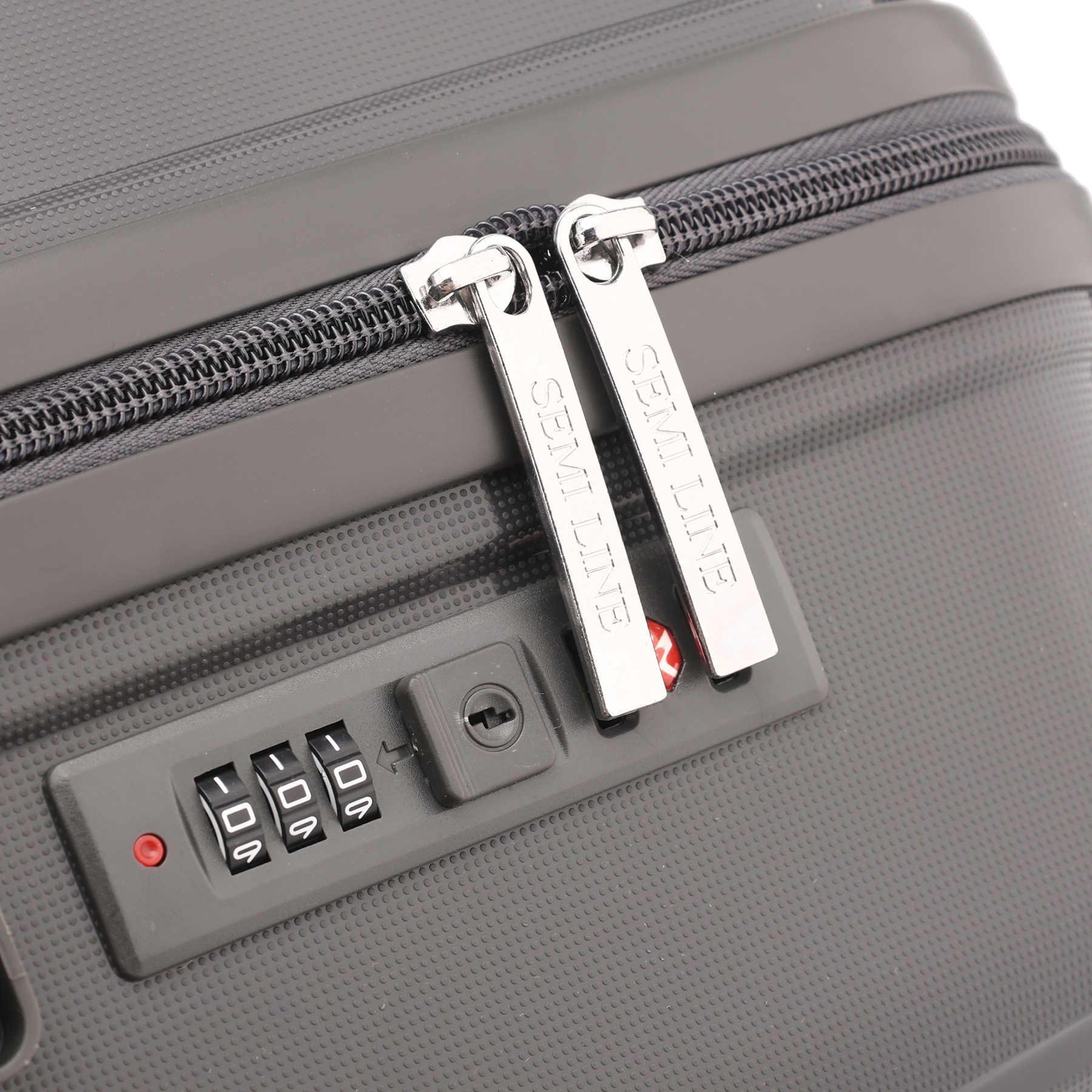 Чемодан SEMI LINE 20" Graphite (T5829-1) - фото 7 Чемодан SEMI LINE 20" Graphite (T5829-1) - фото 7