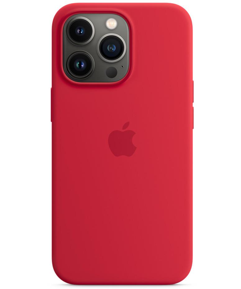 Силиконовый чехол-накладка Apple Silicone Case for iPhone 13 Pro, Product Red (HC)(A)