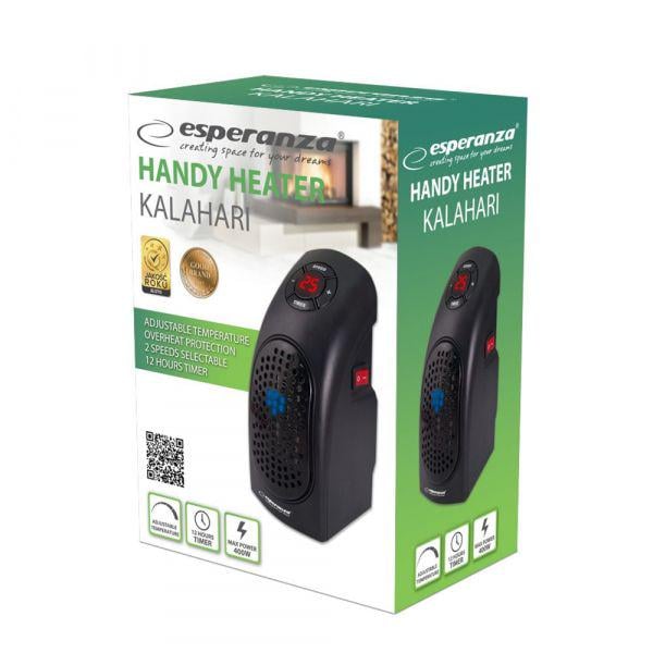 Тепловентилятор Esperanza EHH007 Handy Heater Kalahar (1685373) - фото 3 Тепловентилятор Esperanza EHH007 Handy Heater Kalahar (1685373) - фото 3