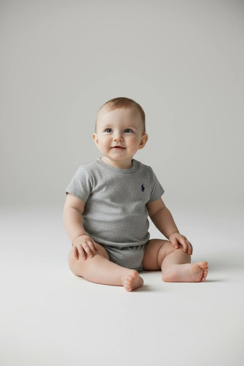 Футболка Ralph Lauren 3 мес. 60 см Серый (0012787) Футболка Ralph Lauren 3 мес. 60 см Серый (0012787)