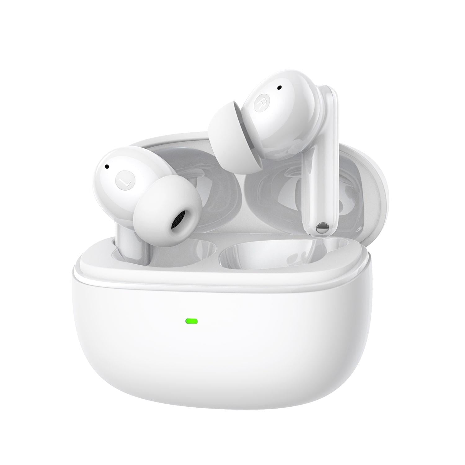 Наушники беспроводные Hator Hyperpunk Truepods Hybrid ANC Bluetooth 5.4 IPX4 White (HTA432)