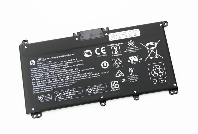 Аккумулятор для ноутбука HP 14-BF/14-BP/14-CD/TF03XL/11/55 V/3470 mAh/41/9 Wh