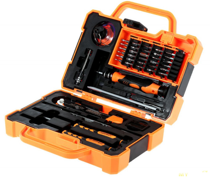 Набір інструментів для викруток JAKEMY 45в1