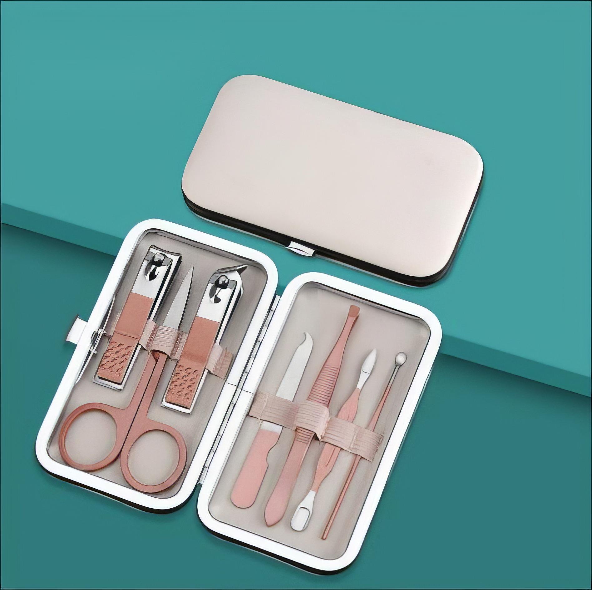 Набір інструментів для манікюру та педикюру 7 шт. Бежевий - фото 6 Набір інструментів для манікюру та педикюру 7 шт. Бежевий - фото 6