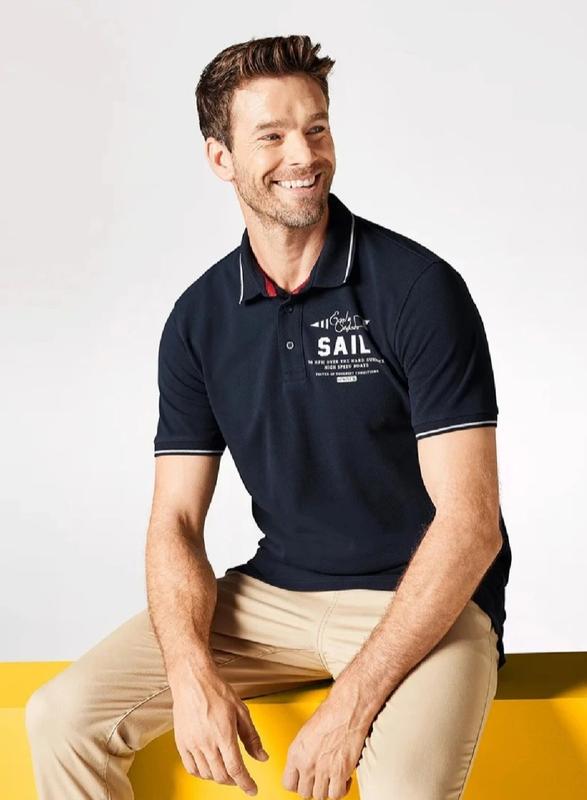 Поло чоловіче Livergy S Синій (PL0002M045)