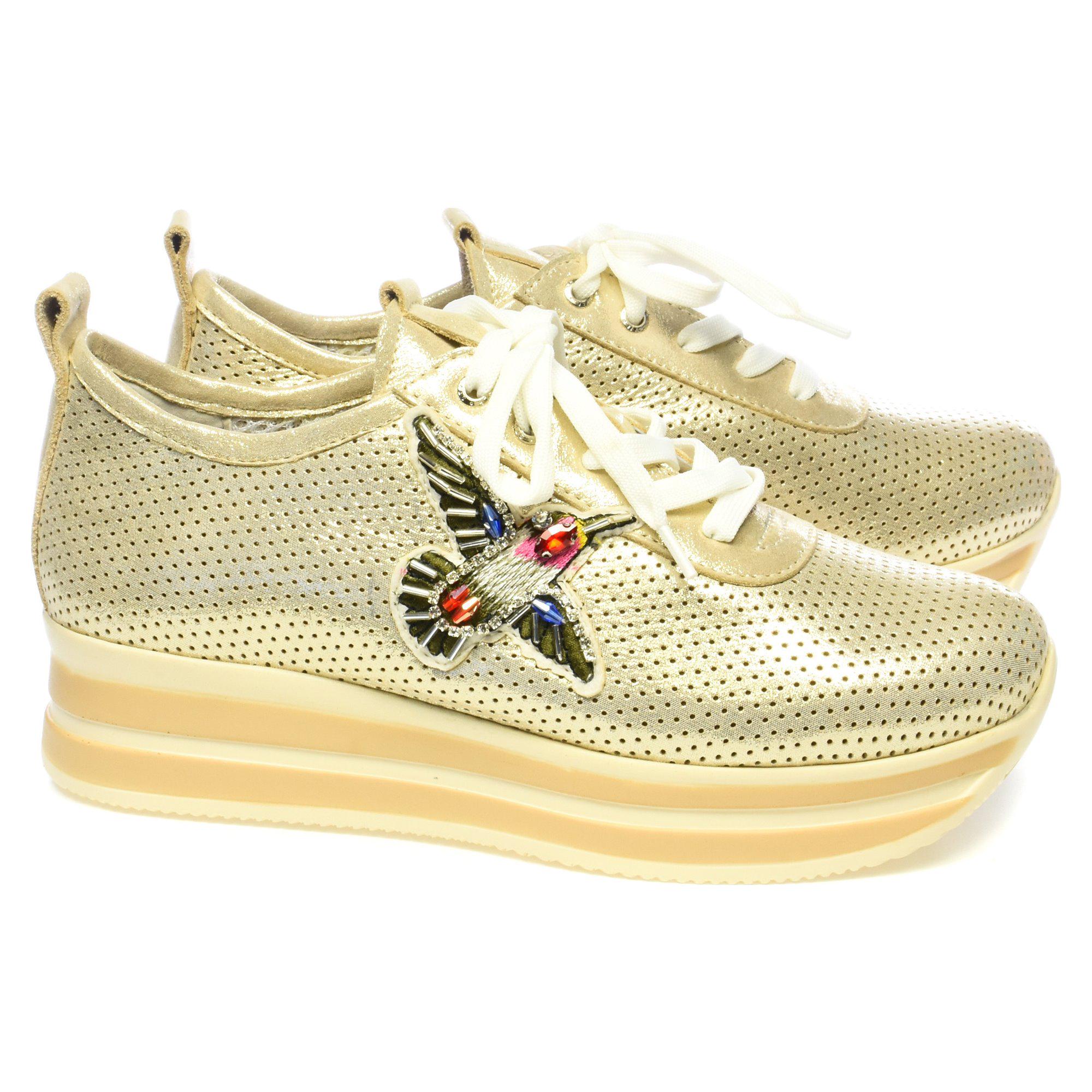 Кросівки жіночі Selesta р. 37 Золотий (08889-37) - фото 4 Кросівки жіночі Selesta р. 37 Золотий (08889-37) - фото 4