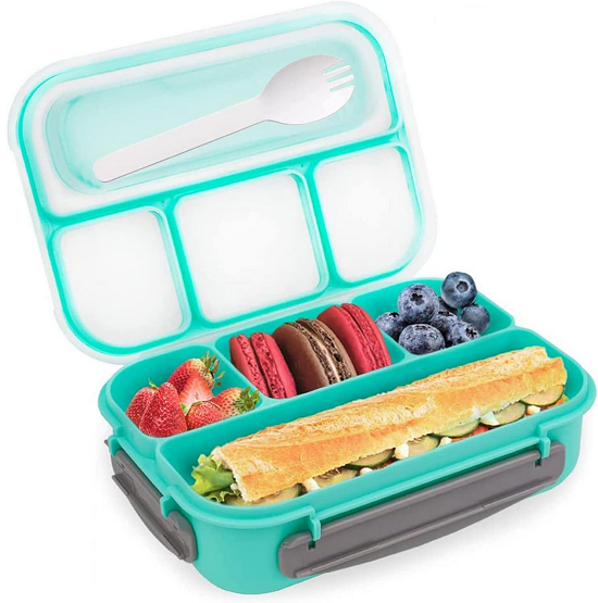 Ланч-бокс герметичний Journey 4 секції 1 л Бірюзовий (406833) Ланч-бокс герметичний Journey 4 секції 1 л Бірюзовий (406833)